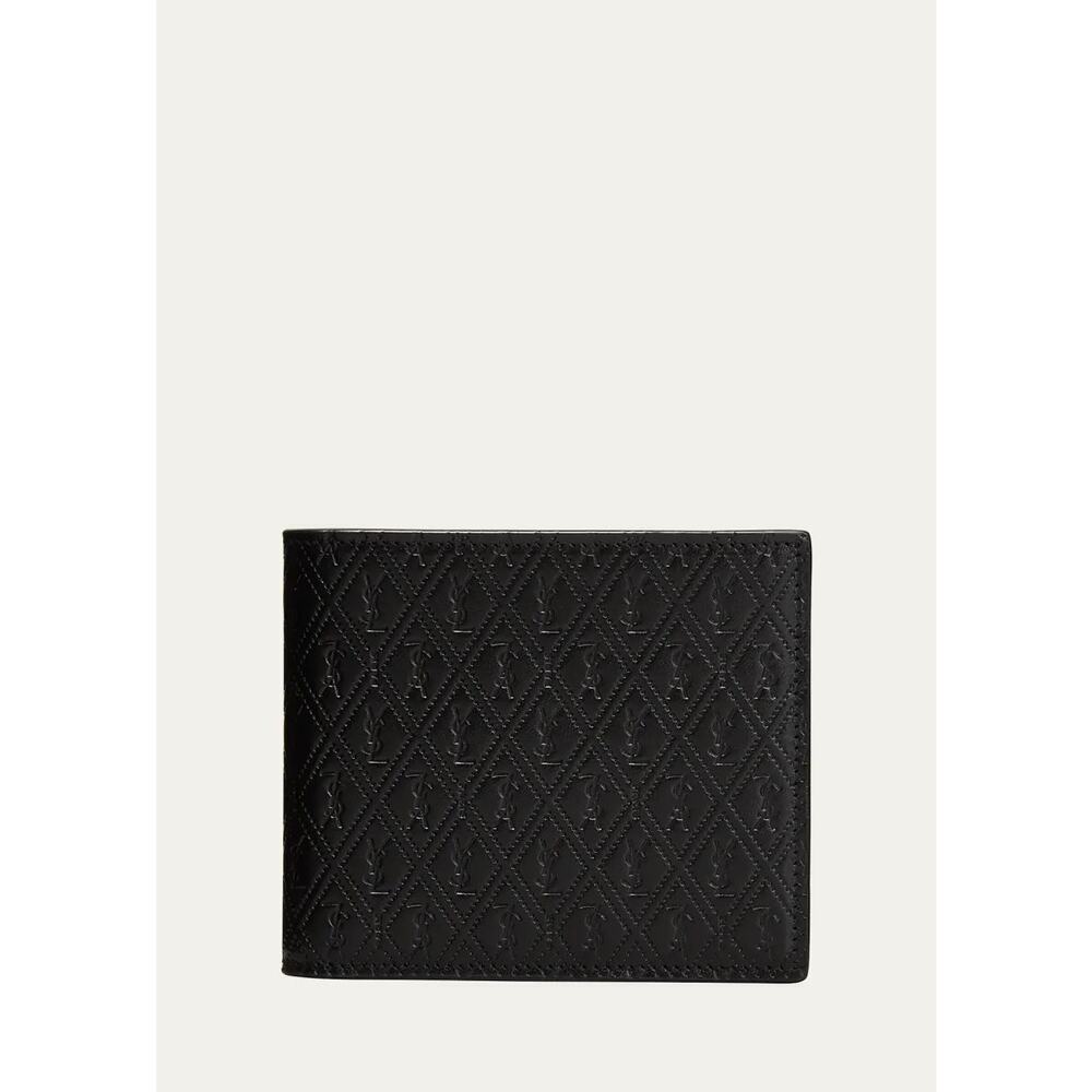 SAINT LAURENT
Men's Cassandre YSL Logo Leather Wallet NWT